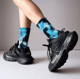 Comfort Terry Fleece Tie Dye Socks